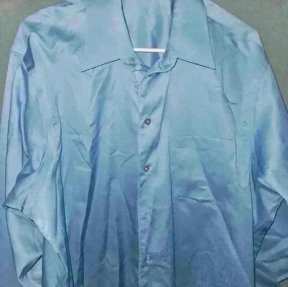 Kenneth Cole Mens Button Up Dress Shirt Size 17  34/35 - Picture 3 of 12